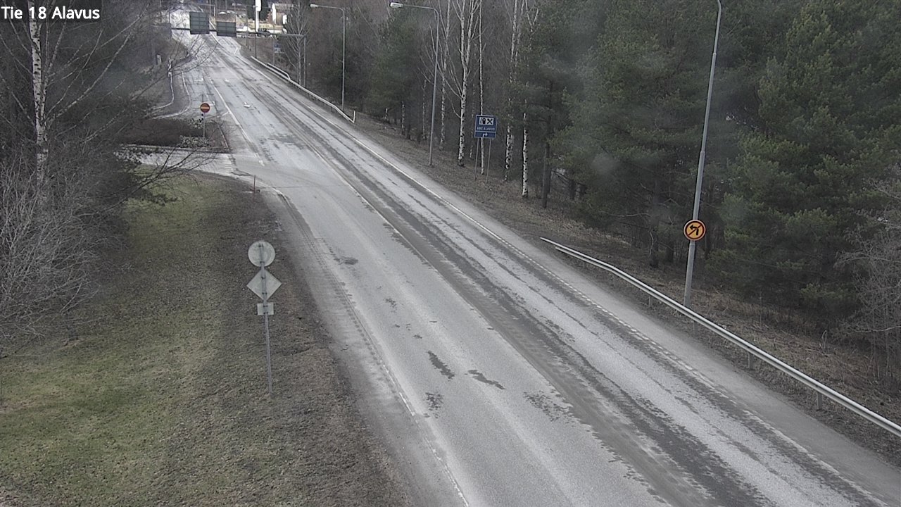 Weather Camera Image Väg 18 Alavo, Alavus, Etelä-Pohjanmaa