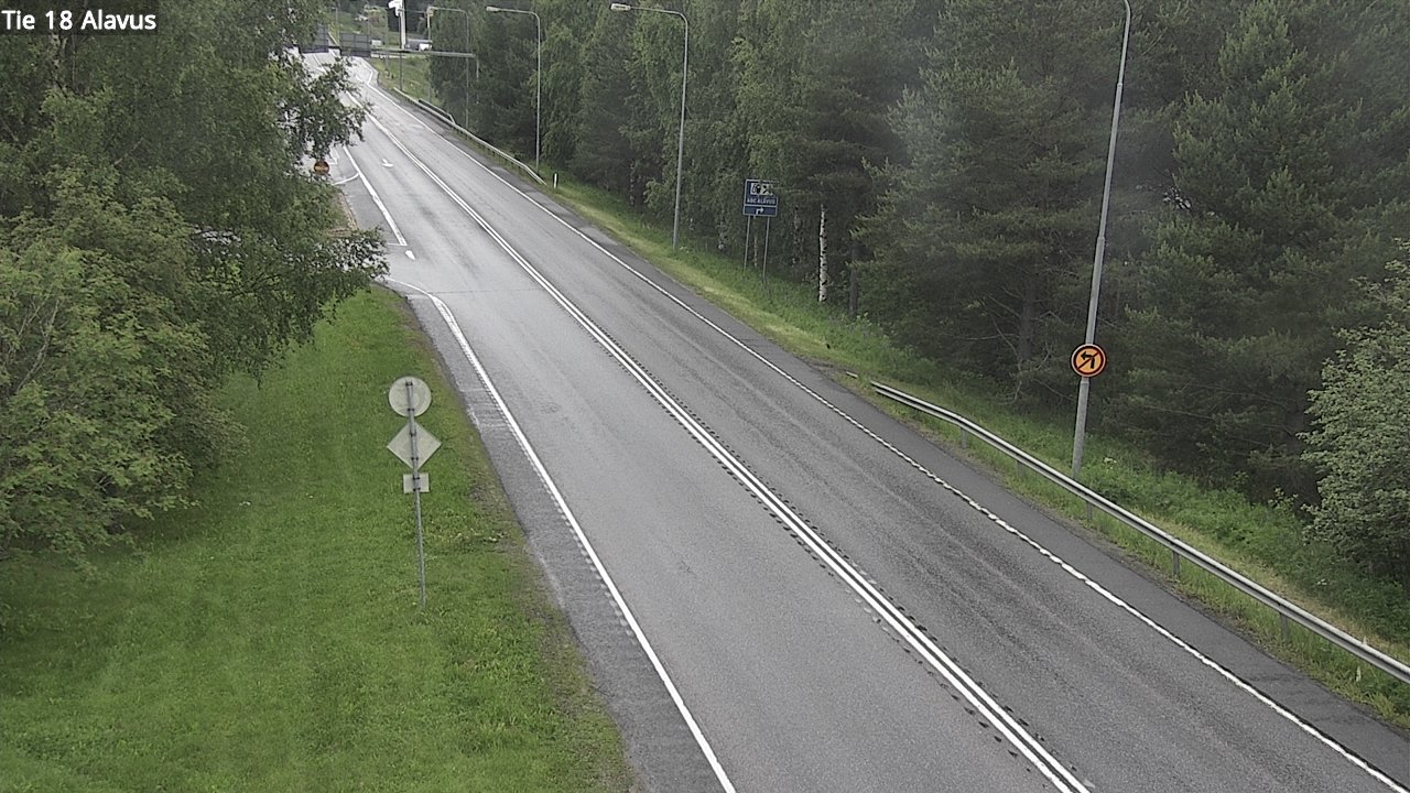 Weather Camera Image Väg 18 Alavo, Alavus, Etelä-Pohjanmaa