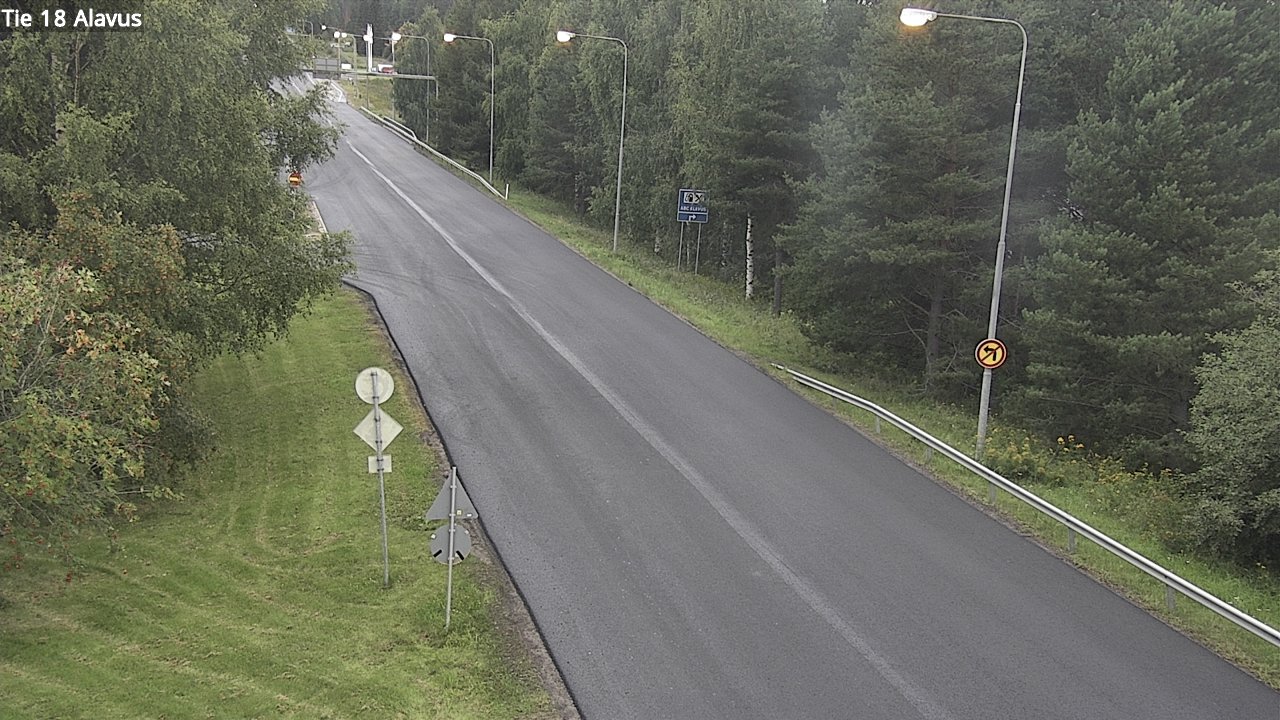 Weather Camera Image Road 18 Alavus, Alavus, Etelä-Pohjanmaa