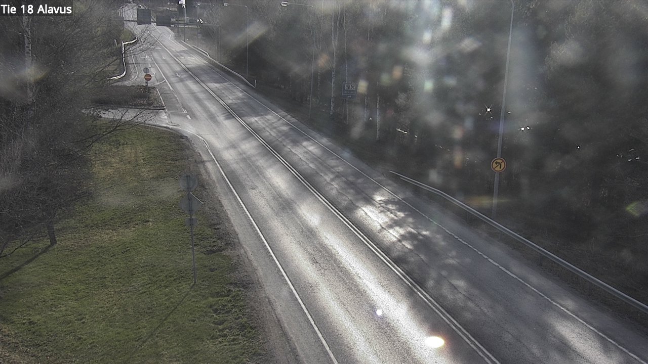 Weather Camera Image Väg 18 Alavo, Alavus, Etelä-Pohjanmaa