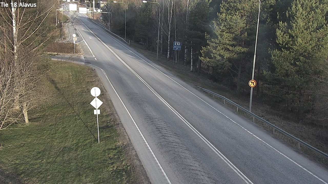 Weather Camera Image Road 18 Alavus, Alavus, Etelä-Pohjanmaa