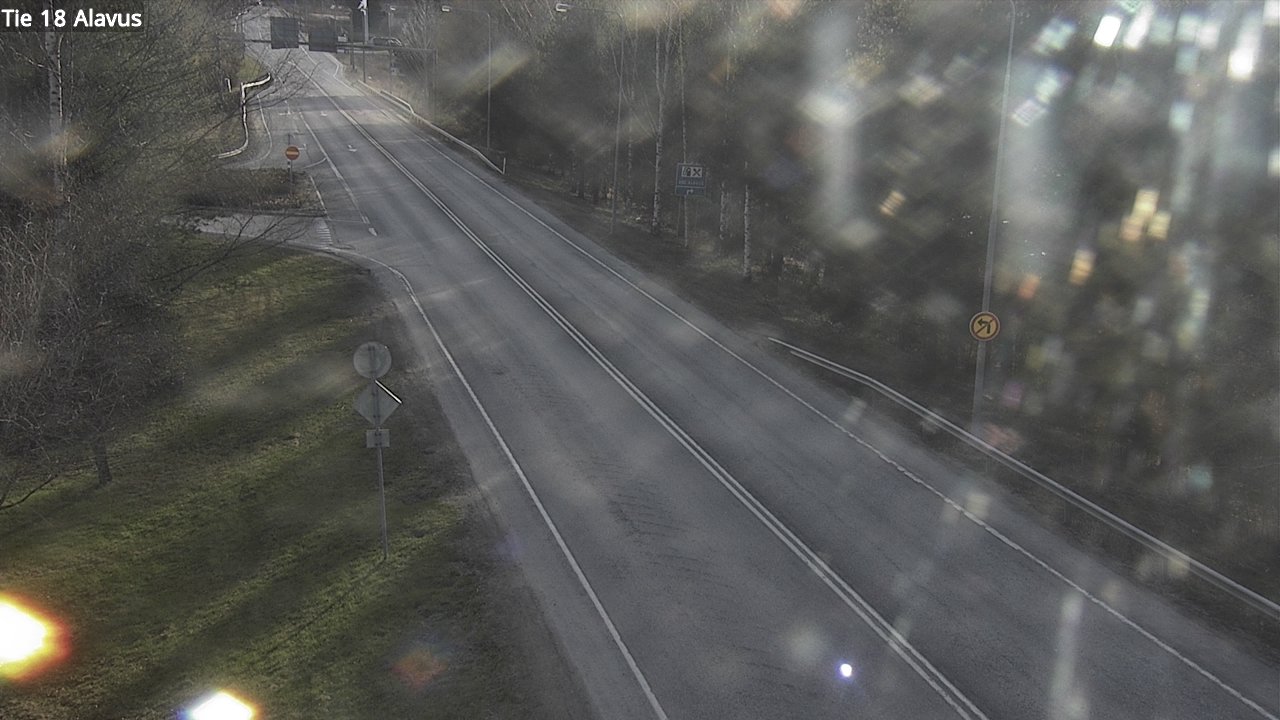 Weather Camera Image Väg 18 Alavo, Alavus, Etelä-Pohjanmaa