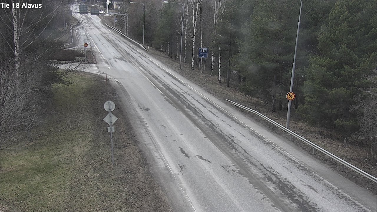 Weather Camera Image Väg 18 Alavo, Alavus, Etelä-Pohjanmaa