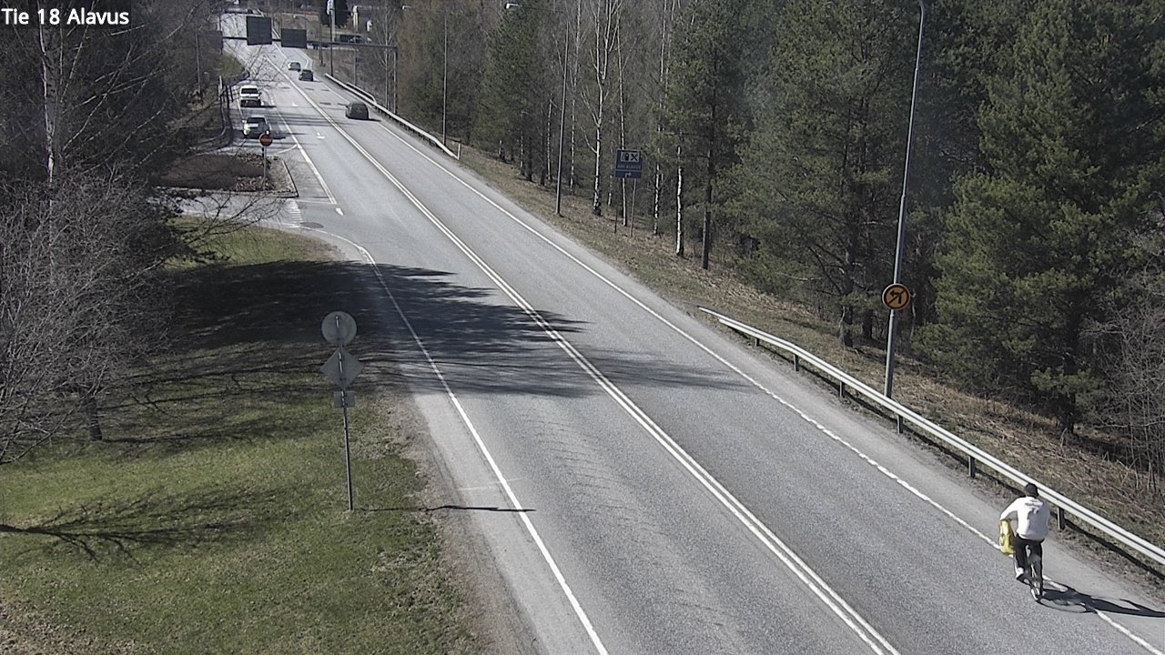 Weather Camera Image Väg 18 Alavo, Alavus, Etelä-Pohjanmaa