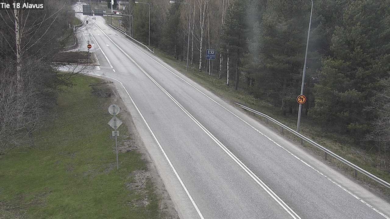 Weather Camera Image Road 18 Alavus, Alavus, Etelä-Pohjanmaa