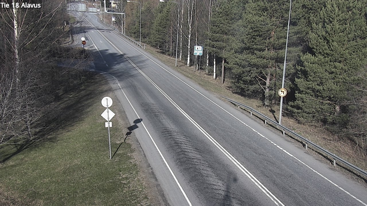 Weather Camera Image Väg 18 Alavo, Alavus, Etelä-Pohjanmaa