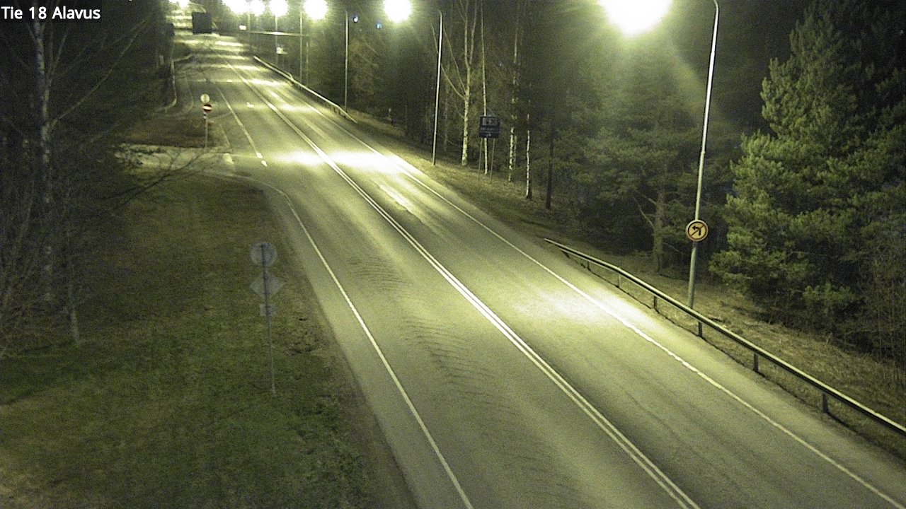 Weather Camera Image Väg 18 Alavo, Alavus, Etelä-Pohjanmaa