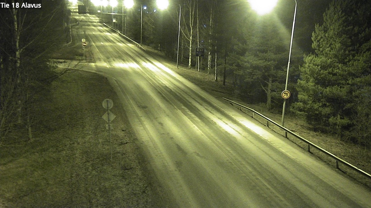 Weather Camera Image Road 18 Alavus, Alavus, Etelä-Pohjanmaa