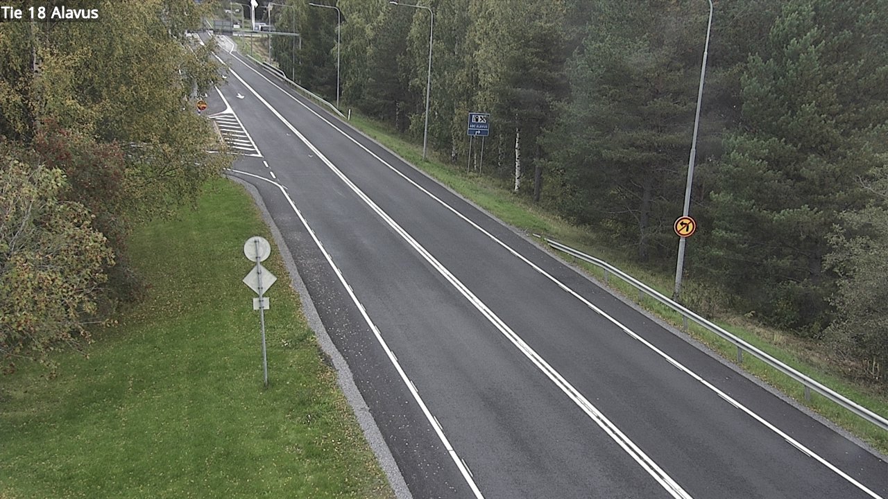 Weather Camera Image Road 18 Alavus, Alavus, Etelä-Pohjanmaa