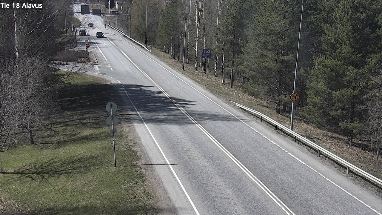 Weather Camera Image Väg 18 Alavo, Alavus, Etelä-Pohjanmaa