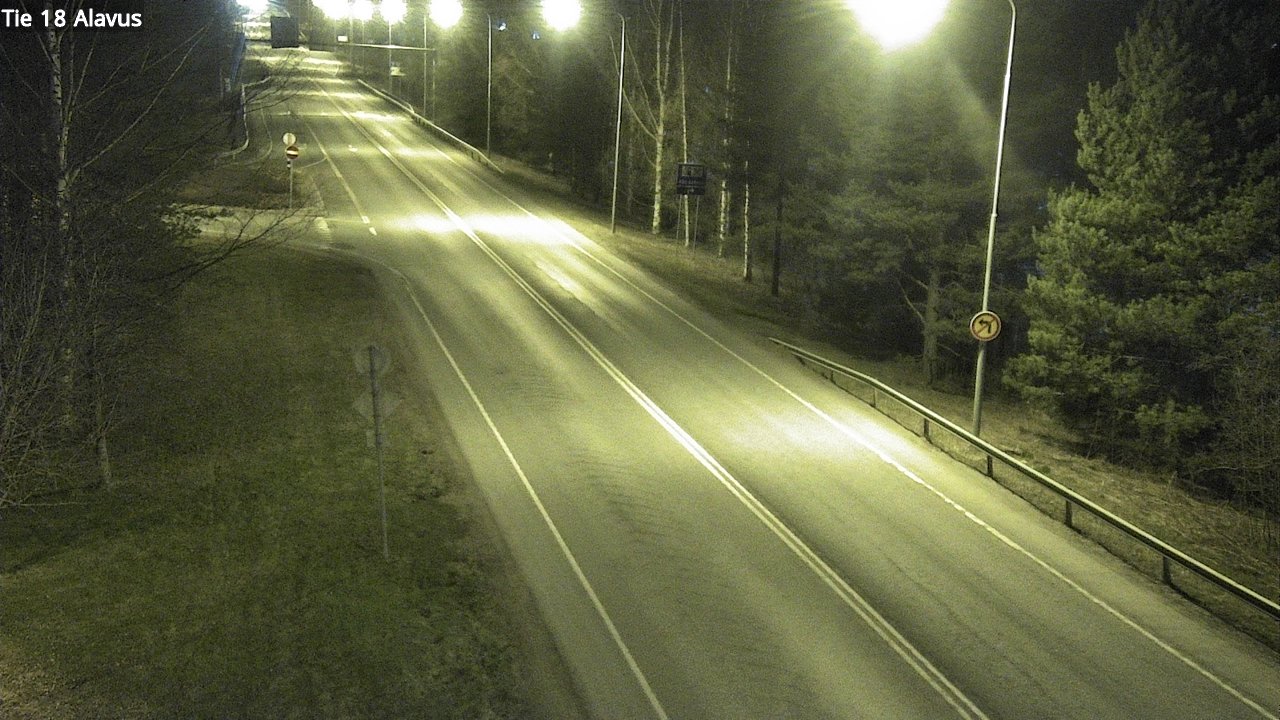 Weather Camera Image Väg 18 Alavo, Alavus, Etelä-Pohjanmaa