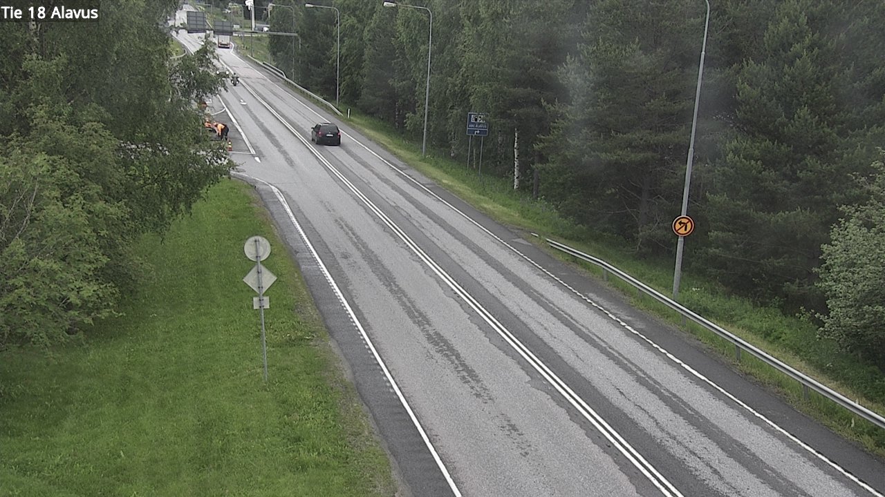 Weather Camera Image Väg 18 Alavo, Alavus, Etelä-Pohjanmaa