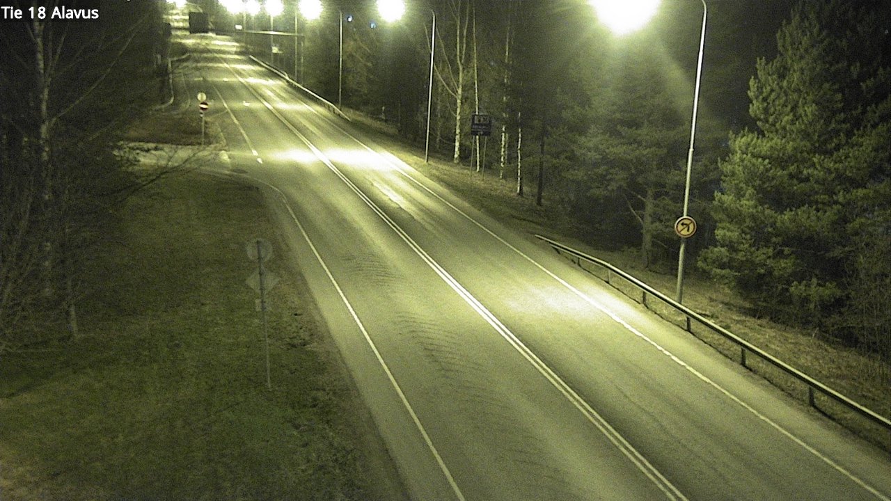 Weather Camera Image Väg 18 Alavo, Alavus, Etelä-Pohjanmaa
