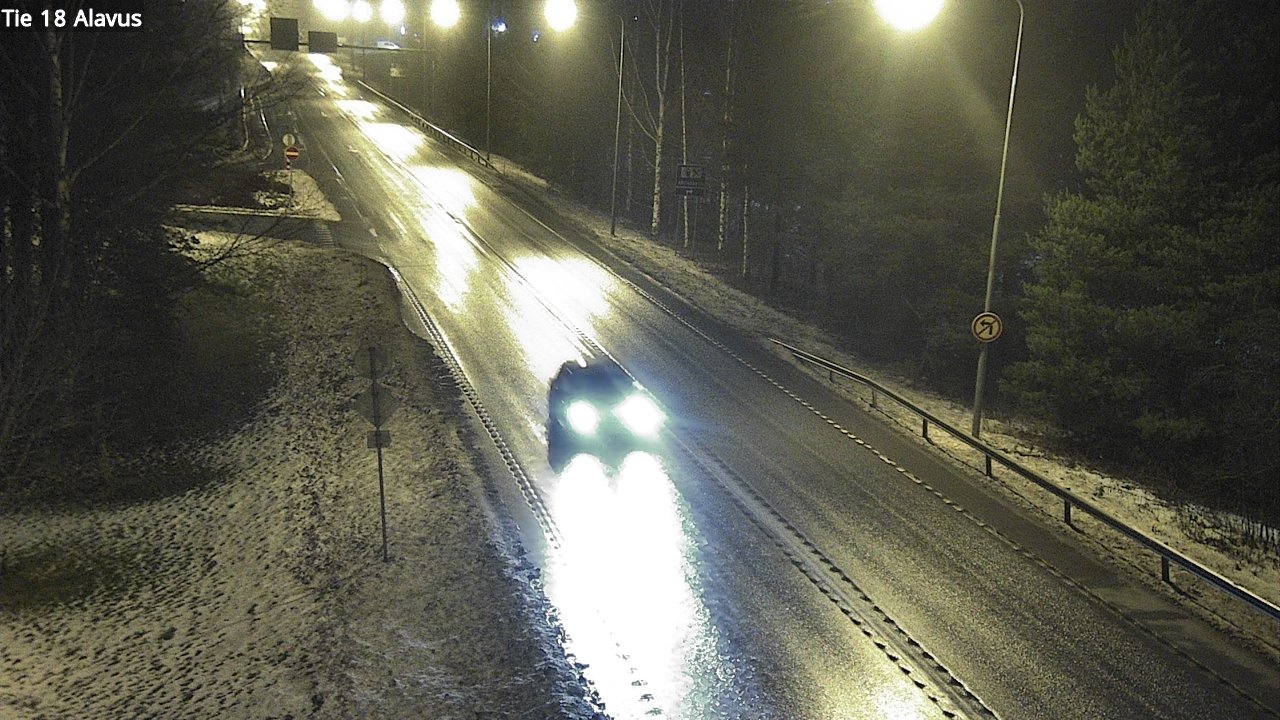 Weather Camera Image Väg 18 Alavo, Alavus, Etelä-Pohjanmaa