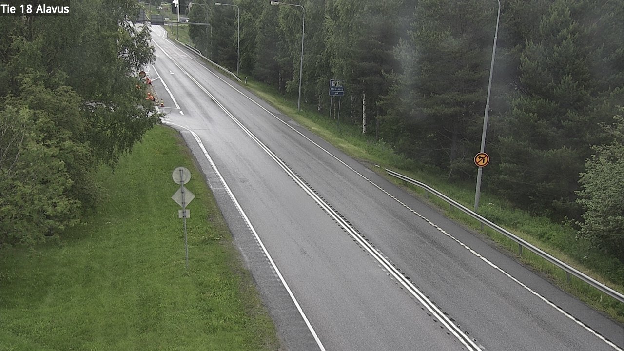Weather Camera Image Väg 18 Alavo, Alavus, Etelä-Pohjanmaa