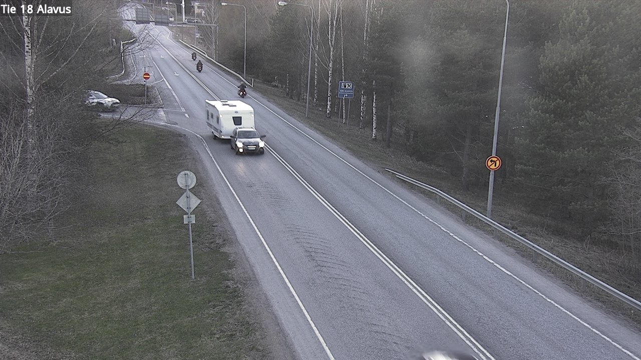 Weather Camera Image Väg 18 Alavo, Alavus, Etelä-Pohjanmaa