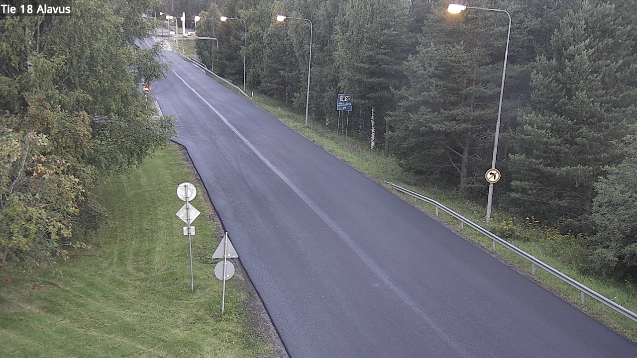 Weather Camera Image Road 18 Alavus, Alavus, Etelä-Pohjanmaa