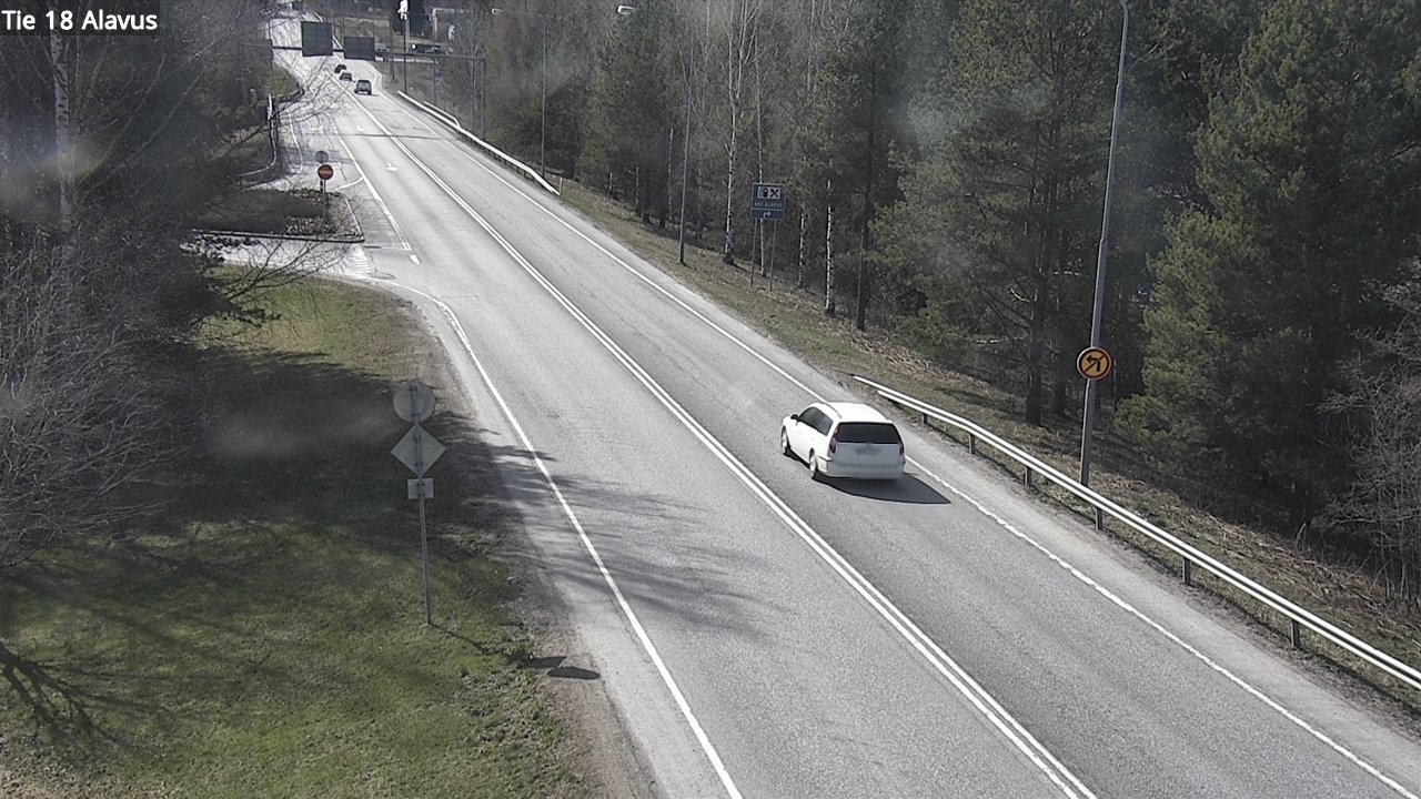 Weather Camera Image Väg 18 Alavo, Alavus, Etelä-Pohjanmaa