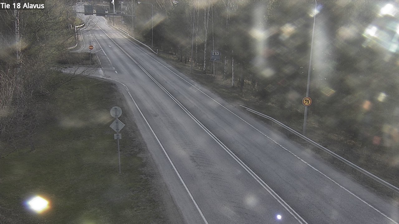 Weather Camera Image Väg 18 Alavo, Alavus, Etelä-Pohjanmaa