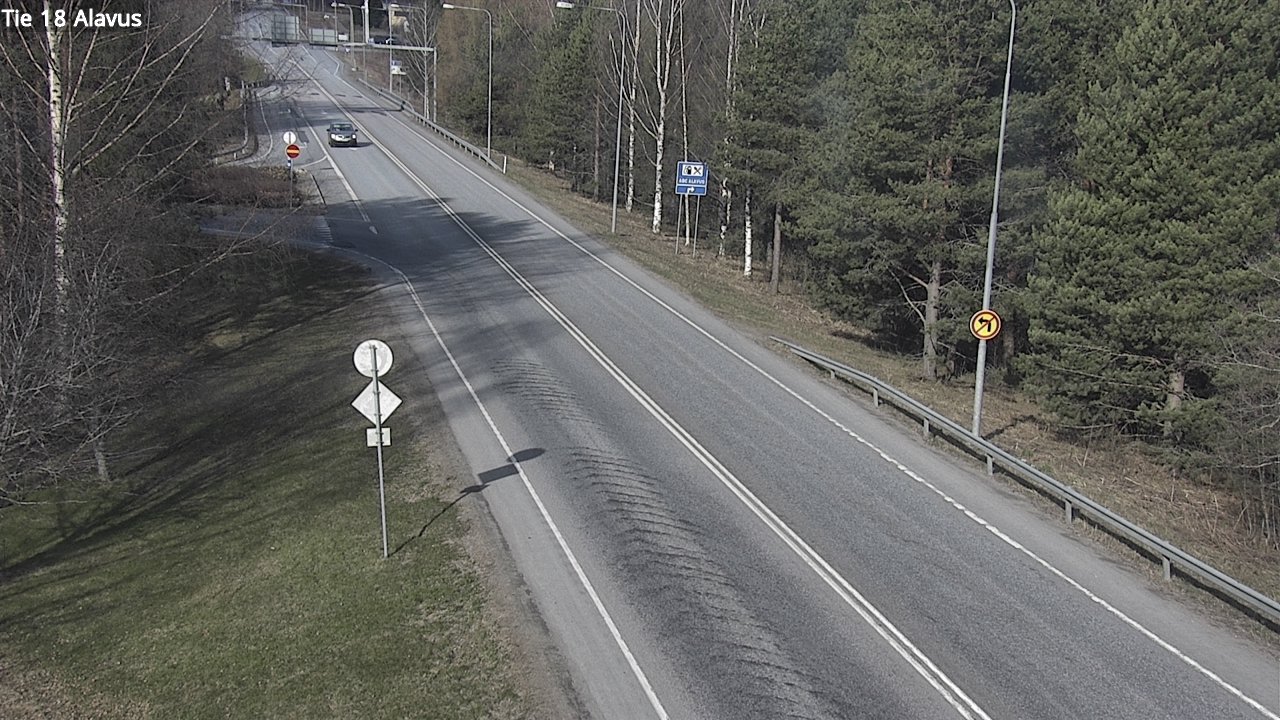 Weather Camera Image Väg 18 Alavo, Alavus, Etelä-Pohjanmaa