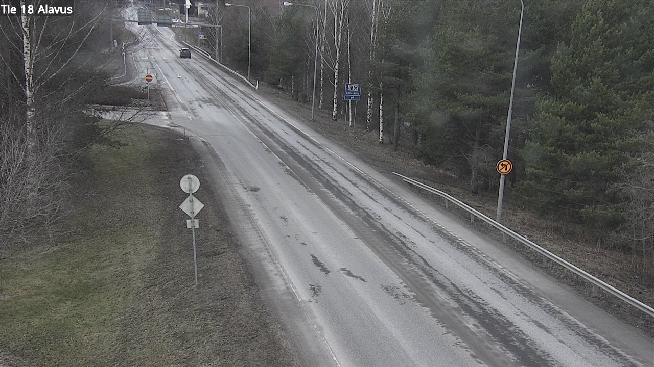 Weather Camera Image Väg 18 Alavo, Alavus, Etelä-Pohjanmaa