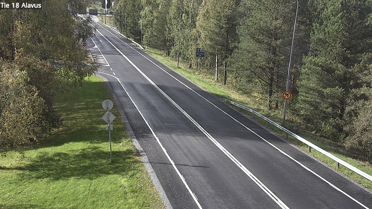 Weather Camera Image Road 18 Alavus, Alavus, Etelä-Pohjanmaa