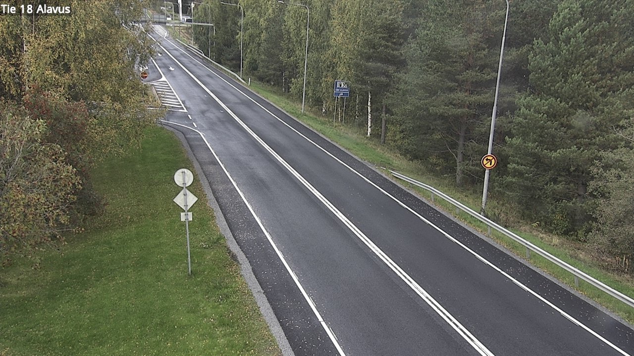 Weather Camera Image Road 18 Alavus, Alavus, Etelä-Pohjanmaa
