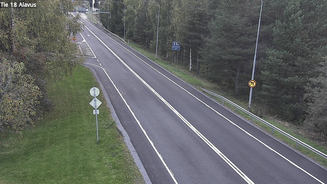 Weather Camera Image Road 18 Alavus, Alavus, Etelä-Pohjanmaa