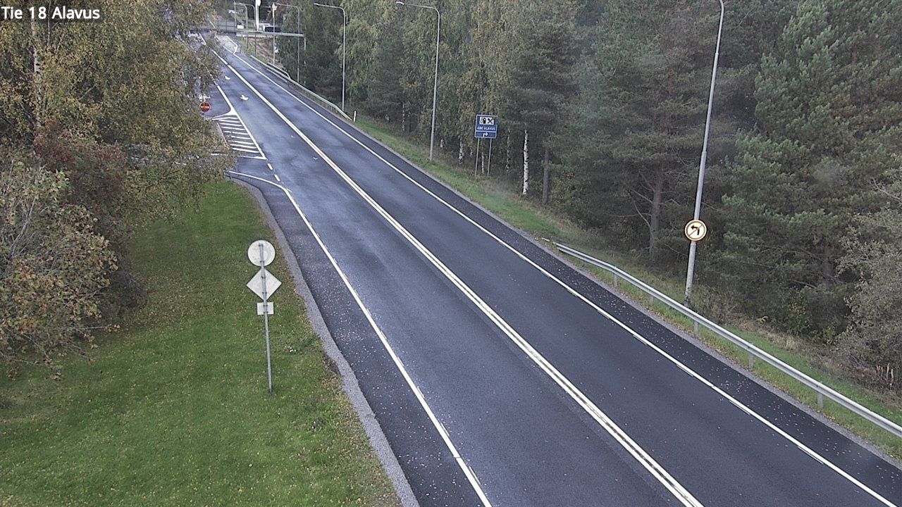 Weather Camera Image Road 18 Alavus, Alavus, Etelä-Pohjanmaa