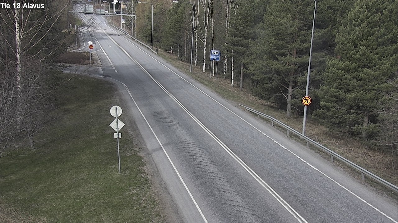 Weather Camera Image Road 18 Alavus, Alavus, Etelä-Pohjanmaa