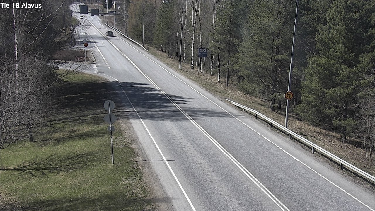 Weather Camera Image Väg 18 Alavo, Alavus, Etelä-Pohjanmaa