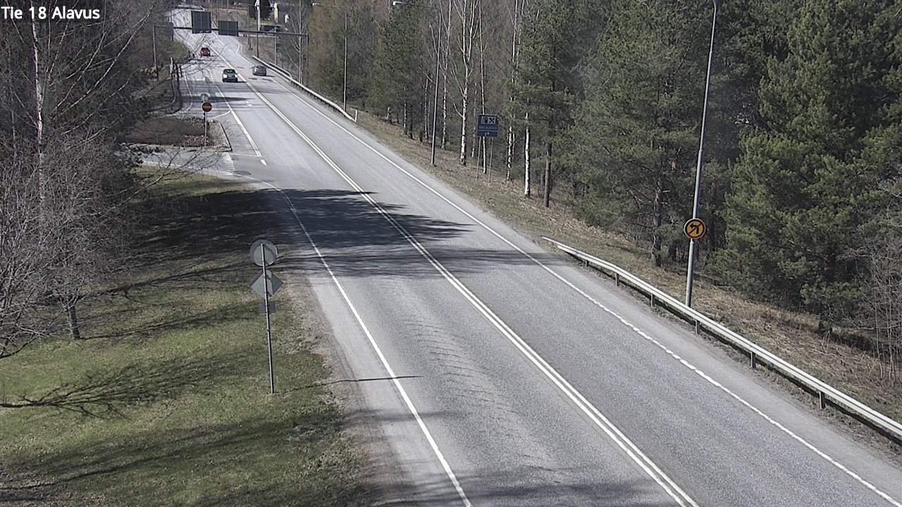 Weather Camera Image Väg 18 Alavo, Alavus, Etelä-Pohjanmaa