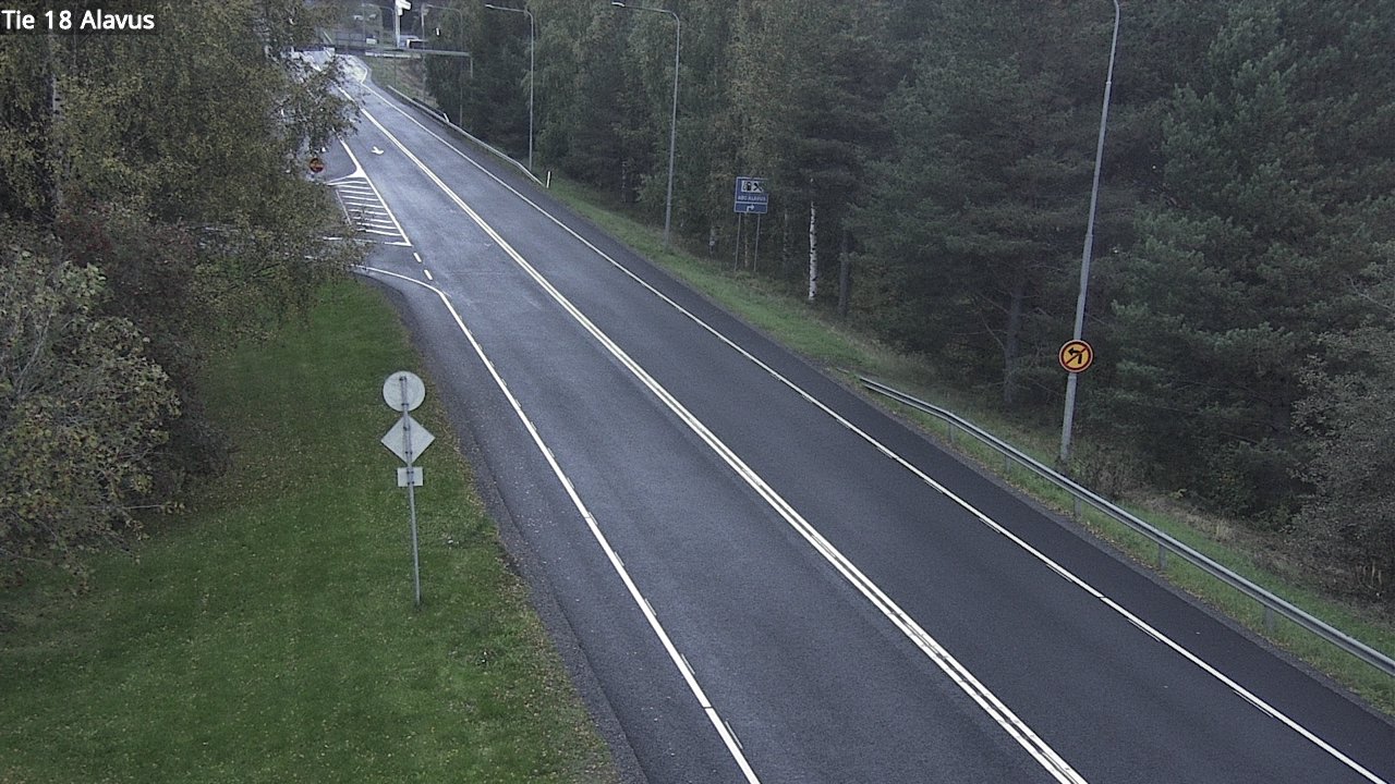 Weather Camera Image Road 18 Alavus, Alavus, Etelä-Pohjanmaa