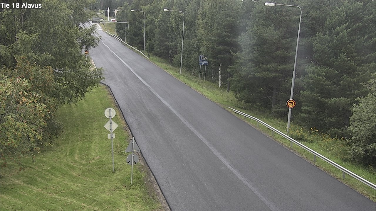 Weather Camera Image Road 18 Alavus, Alavus, Etelä-Pohjanmaa