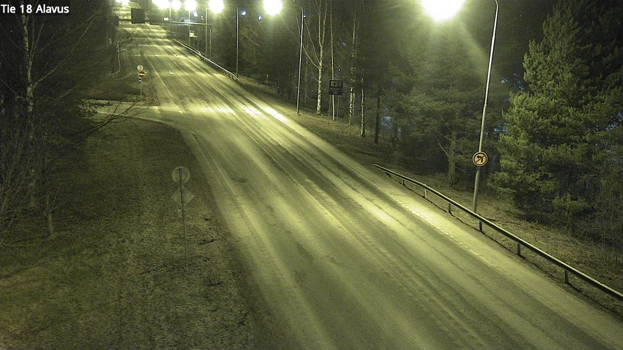 Weather Camera Image Road 18 Alavus, Alavus, Etelä-Pohjanmaa