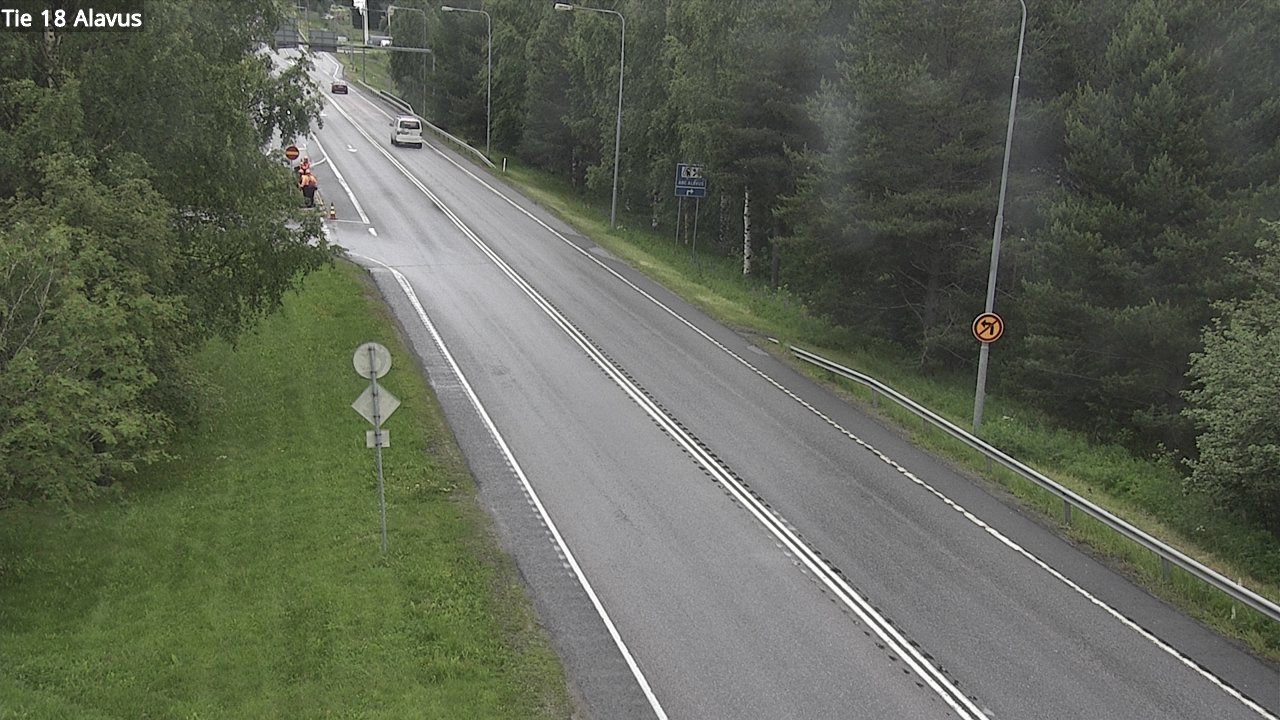 Weather Camera Image Väg 18 Alavo, Alavus, Etelä-Pohjanmaa