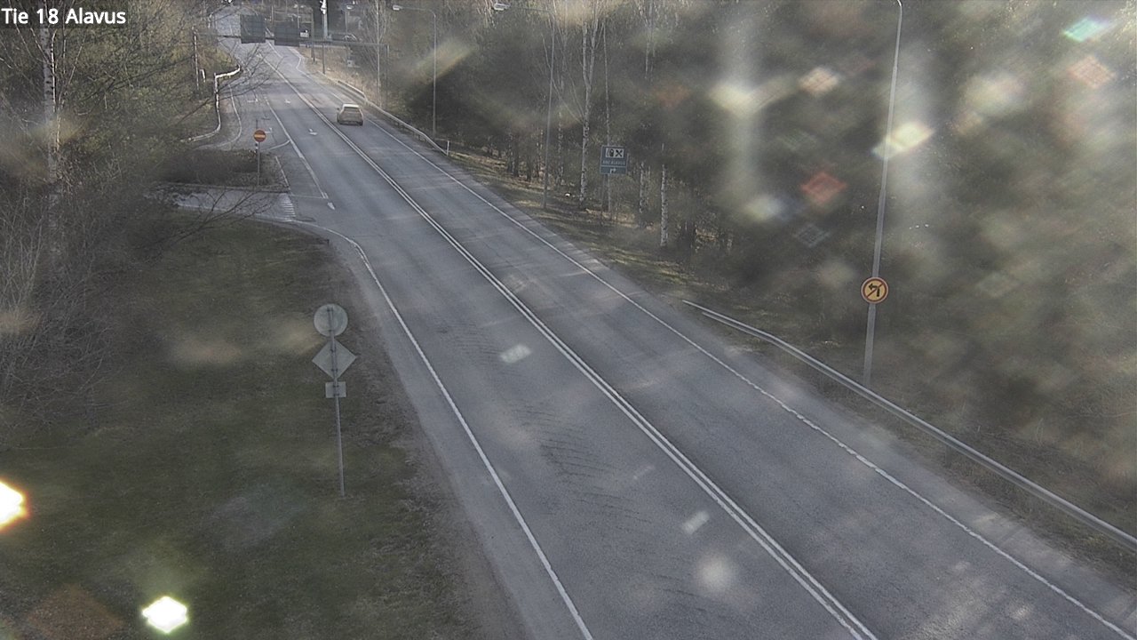 Weather Camera Image Väg 18 Alavo, Alavus, Etelä-Pohjanmaa
