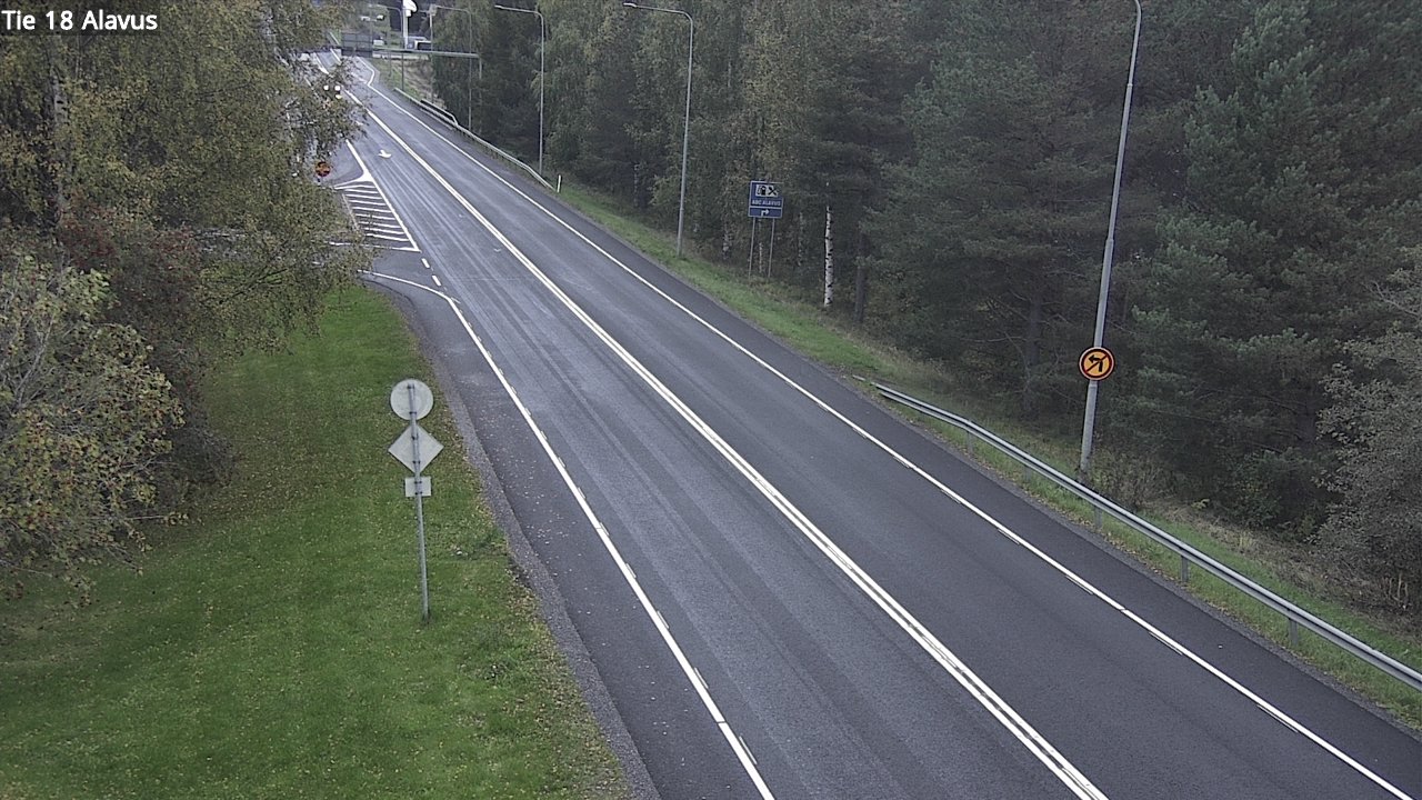 Weather Camera Image Road 18 Alavus, Alavus, Etelä-Pohjanmaa