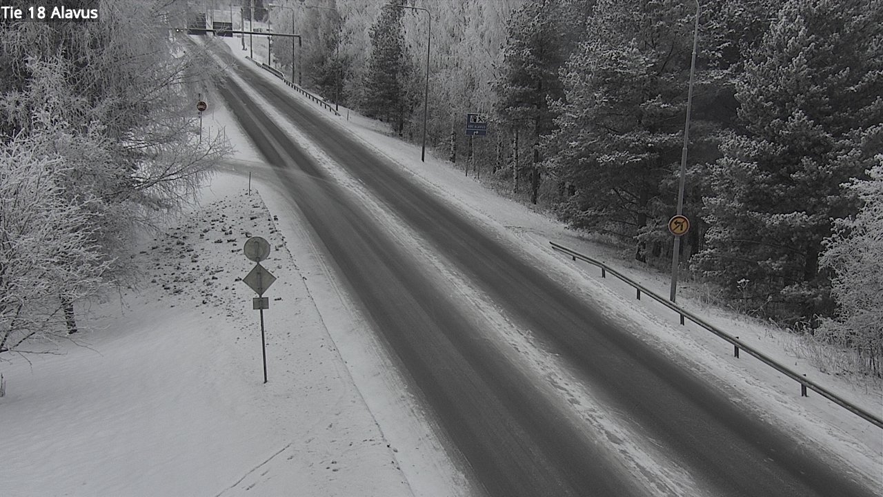 Weather Camera Image Väg 18 Alavo, Alavus, Etelä-Pohjanmaa