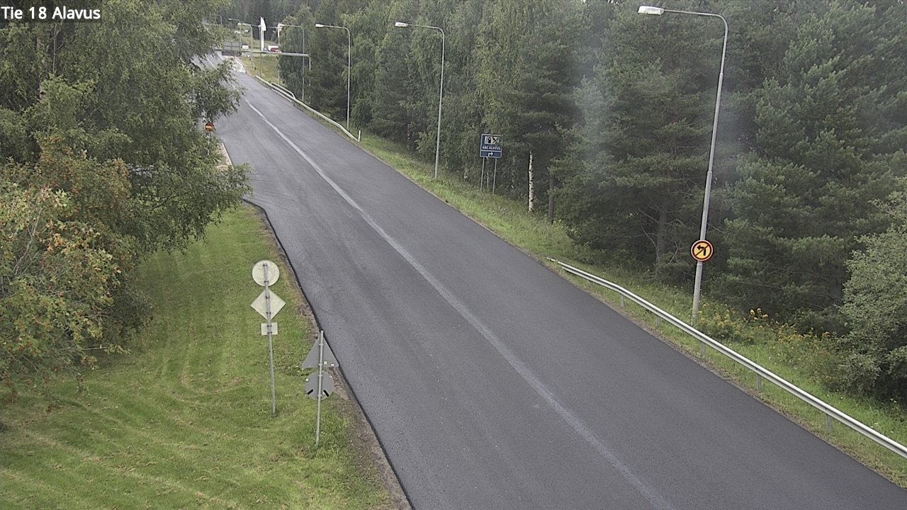 Weather Camera Image Road 18 Alavus, Alavus, Etelä-Pohjanmaa