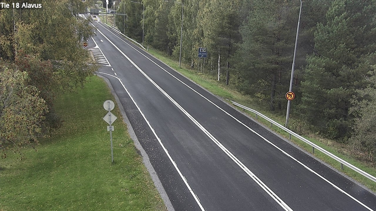 Weather Camera Image Road 18 Alavus, Alavus, Etelä-Pohjanmaa