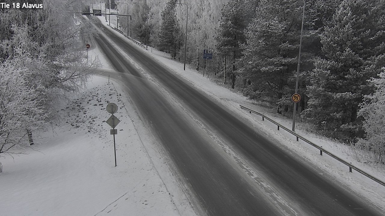 Weather Camera Image Väg 18 Alavo, Alavus, Etelä-Pohjanmaa