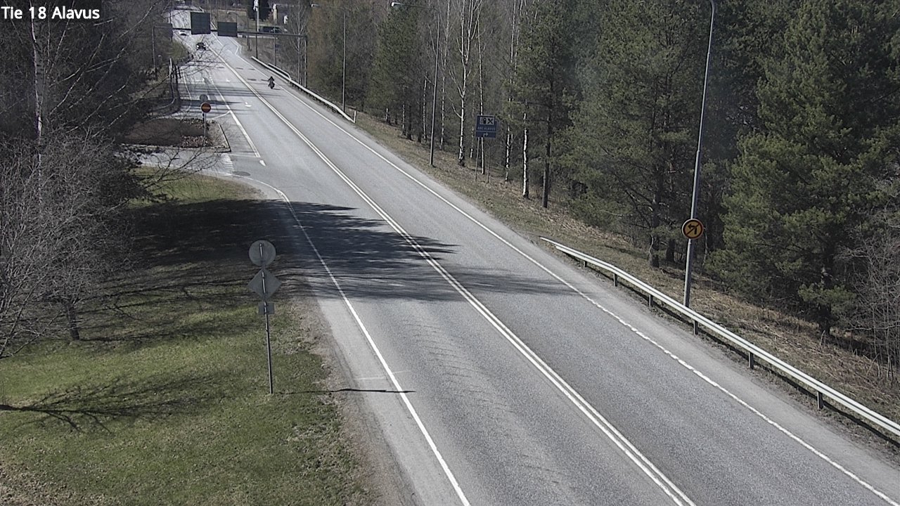 Weather Camera Image Väg 18 Alavo, Alavus, Etelä-Pohjanmaa