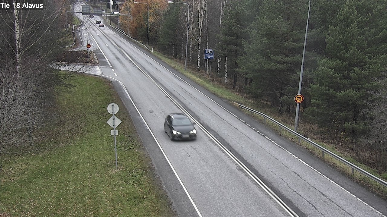 Weather Camera Image Väg 18 Alavo, Alavus, Etelä-Pohjanmaa