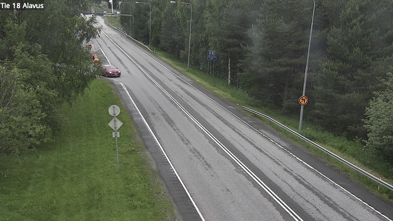 Weather Camera Image Väg 18 Alavo, Alavus, Etelä-Pohjanmaa