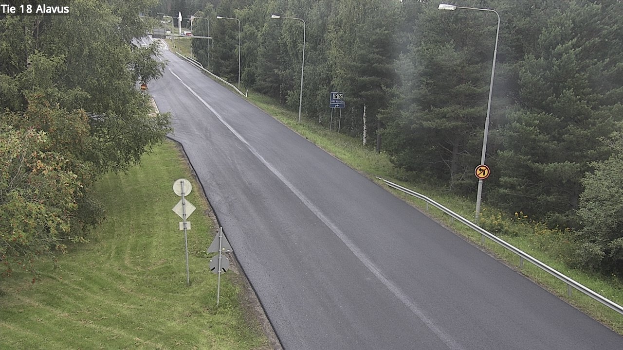 Weather Camera Image Road 18 Alavus, Alavus, Etelä-Pohjanmaa