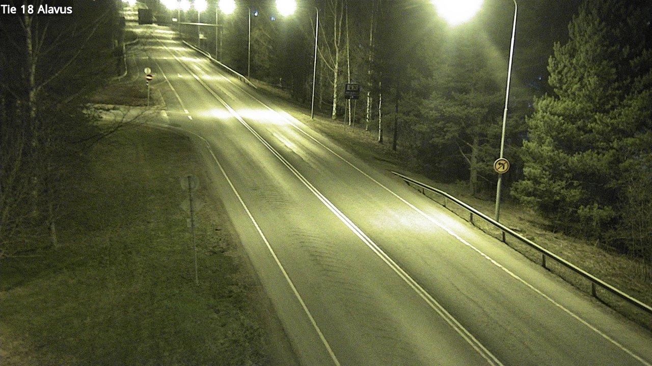 Weather Camera Image Väg 18 Alavo, Alavus, Etelä-Pohjanmaa