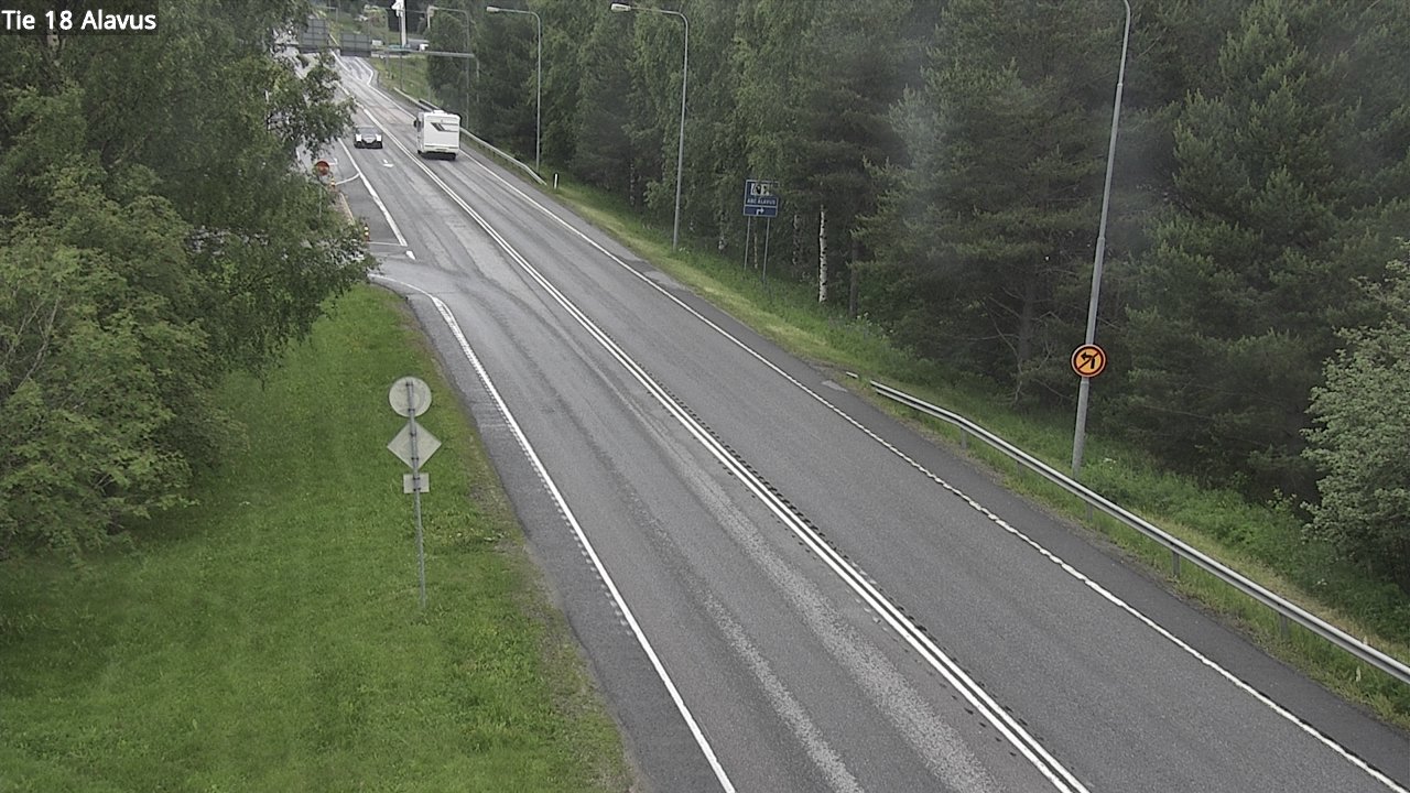 Weather Camera Image Väg 18 Alavo, Alavus, Etelä-Pohjanmaa