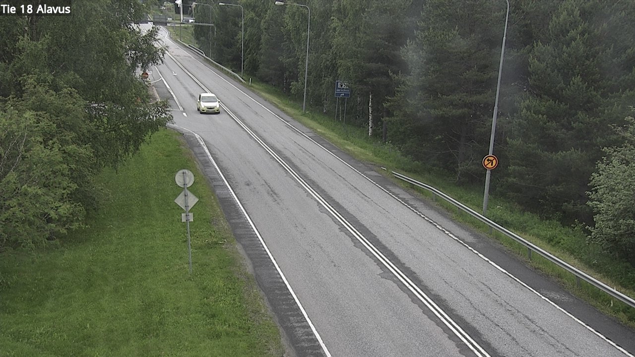 Weather Camera Image Väg 18 Alavo, Alavus, Etelä-Pohjanmaa