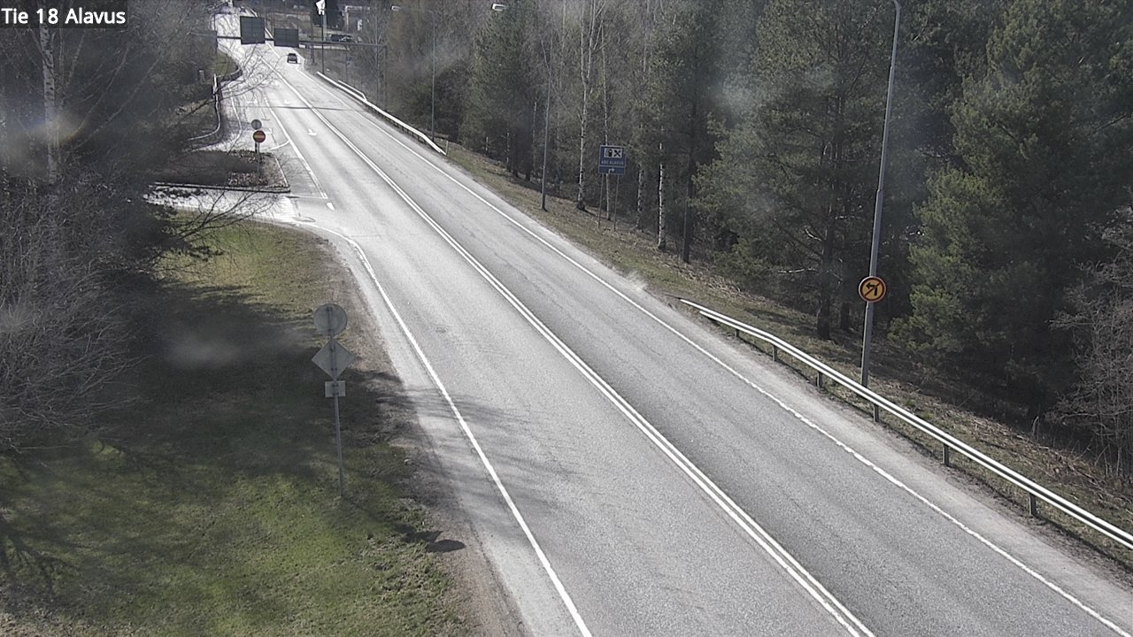 Weather Camera Image Väg 18 Alavo, Alavus, Etelä-Pohjanmaa